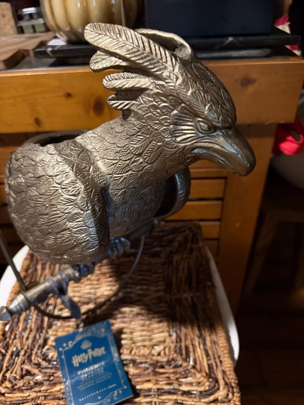 Pottery Barn Teen Harry Potter  Phoenix Hanging Planter RARE - Picture 4 of 9